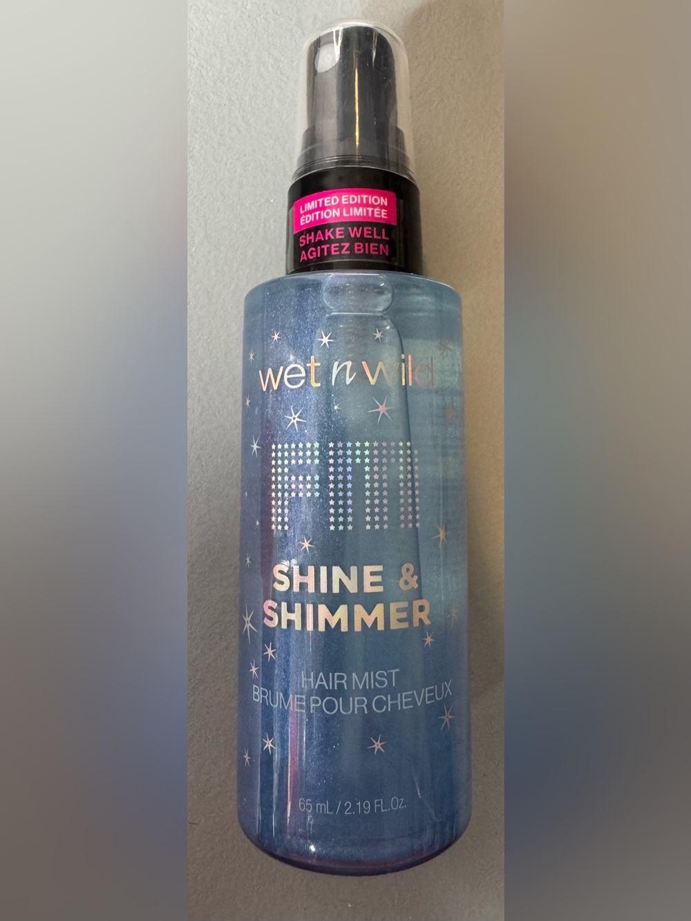 wet n wild Shine & Shimmer Hair Mist - Blue looted edition